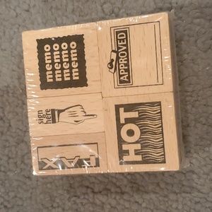 5/$15 Memo, approved fax, hot stamp set new